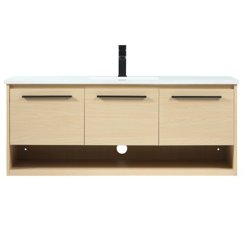 Elegant Lighting Maple Colured Cabinet with Drawers and White Sink (Like New) - F11 - Image 11