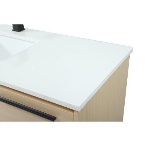 Elegant Lighting Maple Colured Cabinet with Drawers and White Sink (Like New) - F11 - Image 9