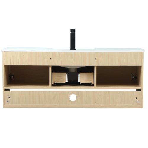 Elegant Lighting Maple Colured Cabinet with Drawers and White Sink (Like New) - F11 - Image 13