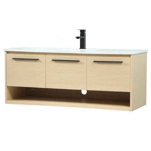 Elegant Lighting Maple Colured Cabinet with Drawers and White Sink (Like New) - F11 - Image 10