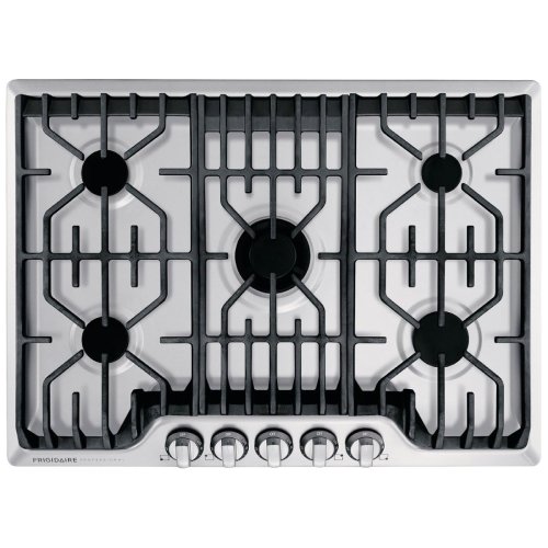 Frigidaire FPGC3077RS Professional 30" 5-Burner Gas Cooktop, Stainless Steel (Good) - F612 - Image 2