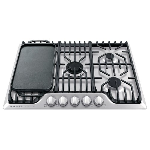 Frigidaire FPGC3077RS Professional 30" 5-Burner Gas Cooktop, Stainless Steel (Good) - F612 - Image 4