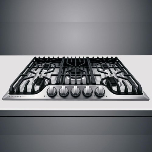 Frigidaire FPGC3077RS Professional 30" 5-Burner Gas Cooktop, Stainless Steel (Good) - F612 - Image 7