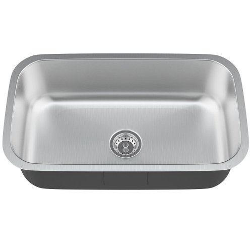 Costway 31'' Undermount 304 Stainless Steel Single Bowl Kitchen Sink with Accessories (Like New) - F501 - Image 5