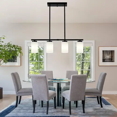 Ebern Designs Volha 4-Light Kitchen Island Pendant (like new) - F674