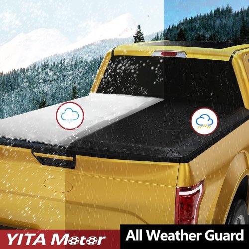 YITAMOTOR Soft Truck Bed Cover for Ford F150 2015–2025 (New) - F689 - Image 6