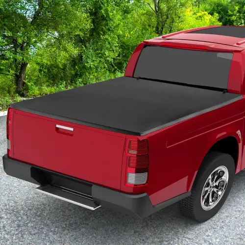 COSTWAY 5.8 ft Soft 4-Fold Tonneau Cover for 2014-23 Silverado/Sierra (Like New) - F694