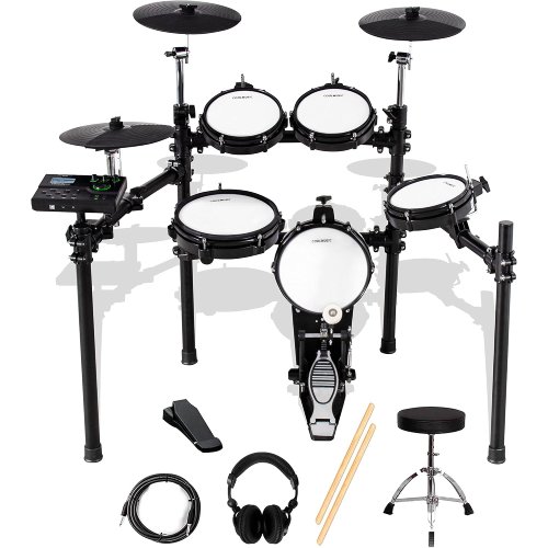 Coolmusic DD8 8-Piece Electric Drum Set with Mesh Heads & Accessories (Like New) - F695