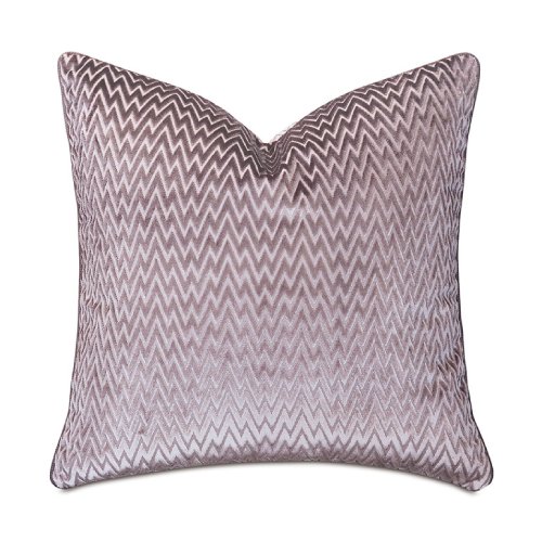 EVIE Velvet Chevron Decorative Pillow (Like New) - F697