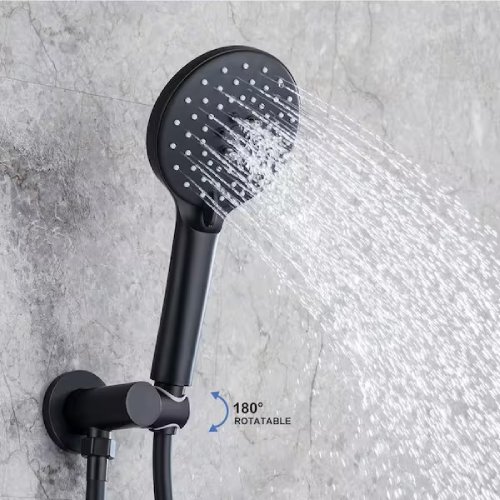 RAINLEX 3-Spray Single-Handle Shower Faucet 2.5 GPM Matte Black (Used Good) - F700 - Image 6