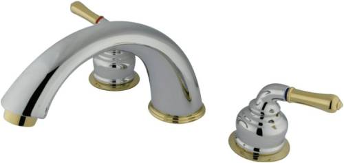 Kingston Brass Magellan Roman Tub Faucet, 8" Adjustable, Chrome/Brass (Like New) - F707 - Image 10