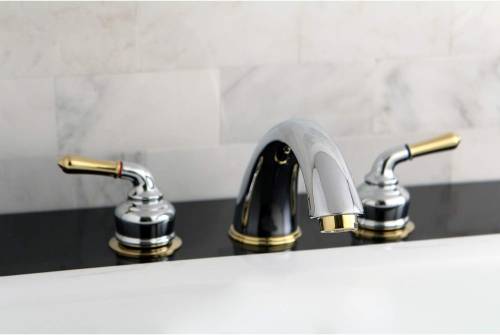Kingston Brass Magellan Roman Tub Faucet, 8" Adjustable, Chrome/Brass (Like New) - F707 - Image 6