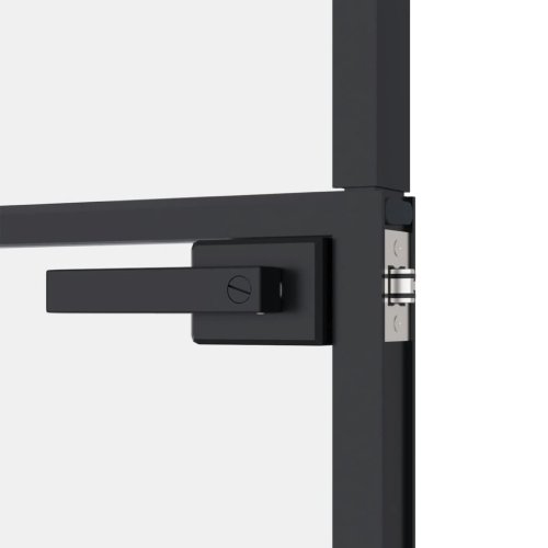 Vidaxl Interior Door Black 83 X 201.5 Cm Tempered Glass and Aluminium (Like New) - F726 - Image 7
