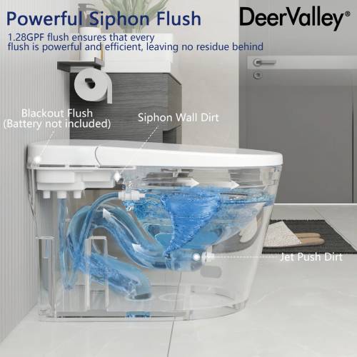 DeerValley Smart Toilet with Auto Flush & Heated Seat (Like New) - F727 - Image 13