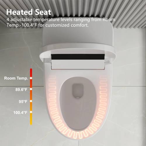 DeerValley Smart Toilet with Auto Flush & Heated Seat (Like New) - F727 - Image 14