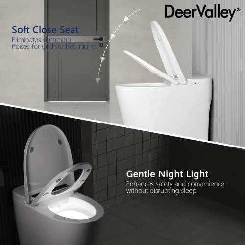 DeerValley Smart Toilet with Auto Flush & Heated Seat (Like New) - F727 - Image 5