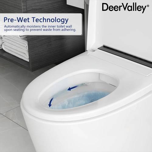 DeerValley Smart Toilet with Auto Flush & Heated Seat (Like New) - F727 - Image 6