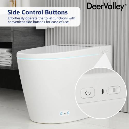 DeerValley Smart Toilet with Auto Flush & Heated Seat (Like New) - F727 - Image 8