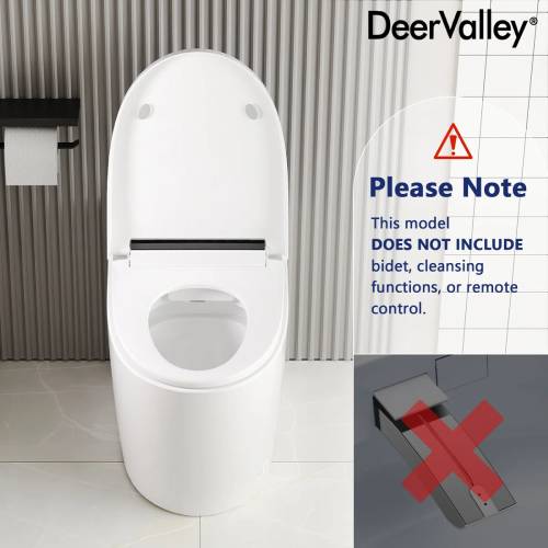 DeerValley Smart Toilet with Auto Flush & Heated Seat (Like New) - F727 - Image 9