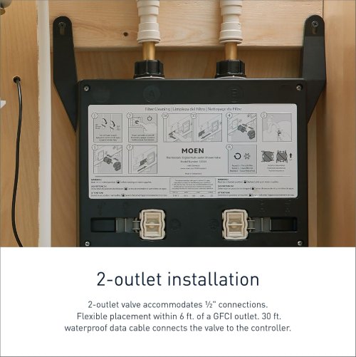 Moen Smart Shower 2-Outlet Digital Thermostatic Valve (Used Good) - F729 - Image 5