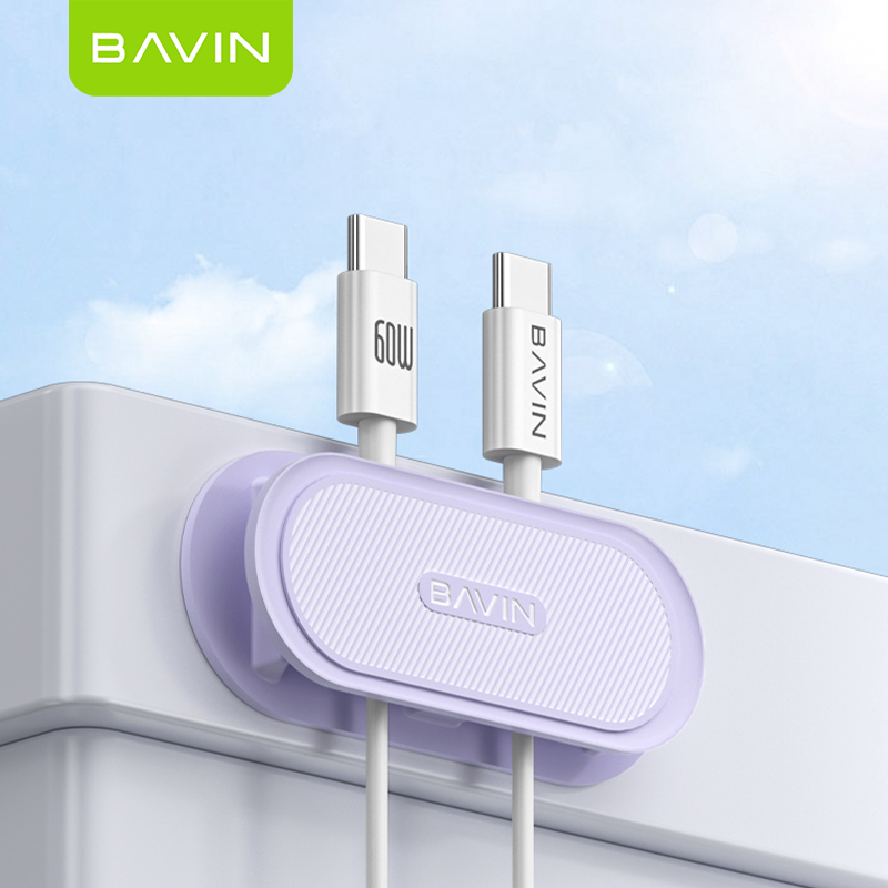 BAVIN CA68 Desktop Cable Organizer Compact ABS Cord Management Clip - Image 2
