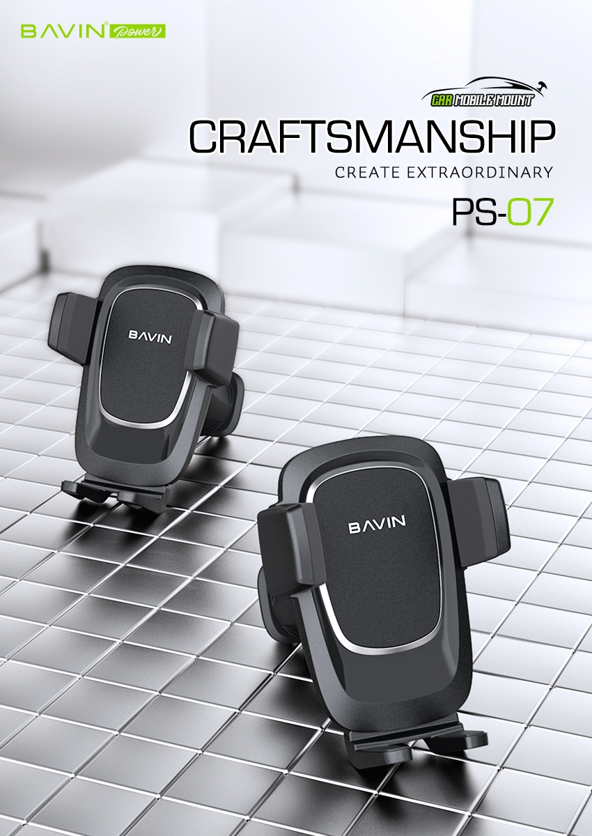 BAVIN PS07 360° Rotation Air Vent Car Phone Holder Universal Adjustable Mount