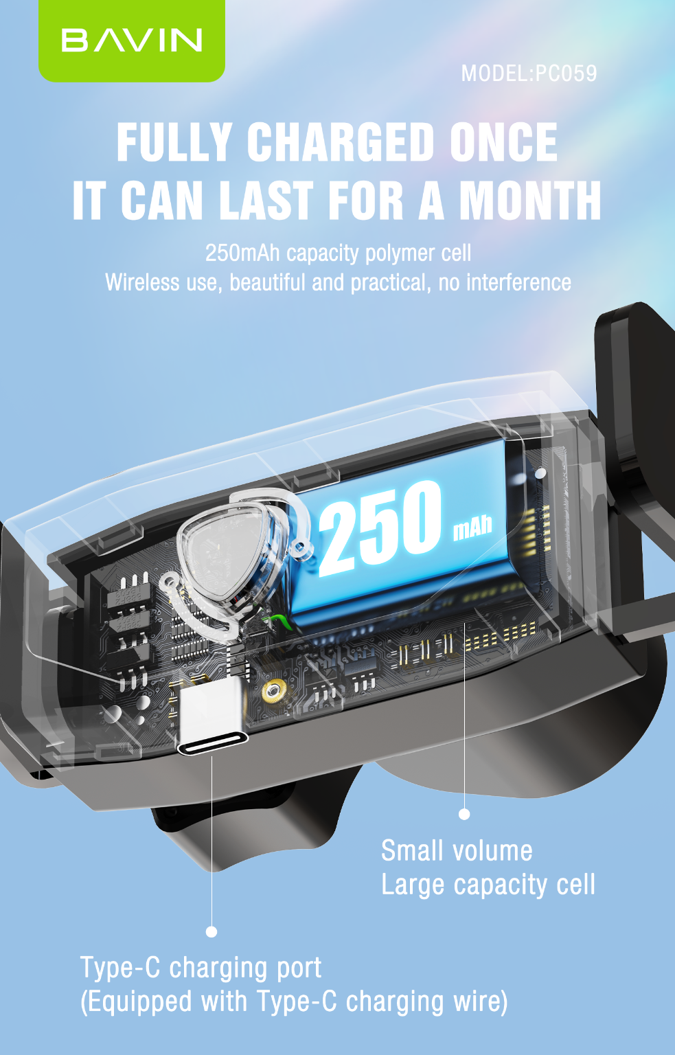 BAVIN D-S-PS59 15W Magnetic Wireless Car Phone Holder - Image 3