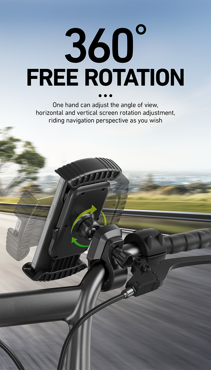 BAVIN PS40 Universal Phone Mount 360° Rotating Handlebar Holder - Image 6