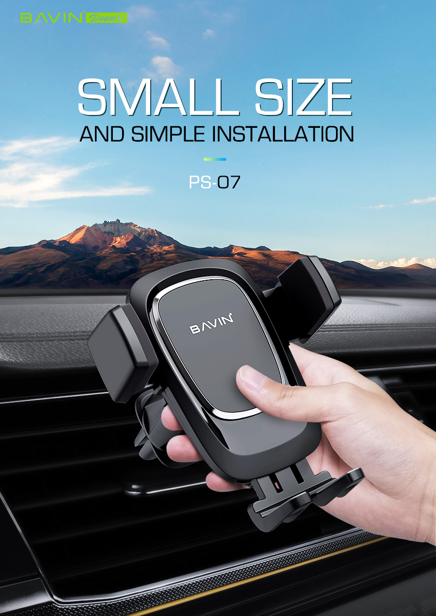BAVIN PS07 360° Rotation Air Vent Car Phone Holder Universal Adjustable Mount - Image 7