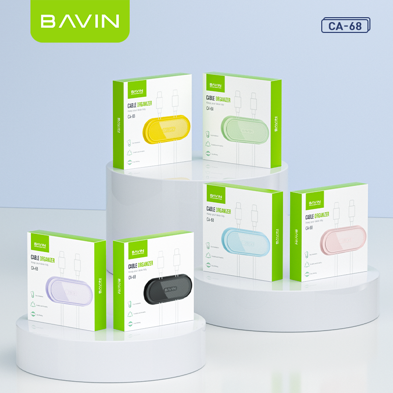 BAVIN CA68 Desktop Cable Organizer Compact ABS Cord Management Clip - Image 12