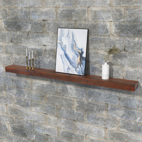 Motsinger Hand Carved Wood Fireplace Mantel - F05BN60-G - Image 8