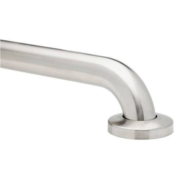 No Drill Stainless Steel Grab Bar 18 Inch - GB38018-SS-NDR