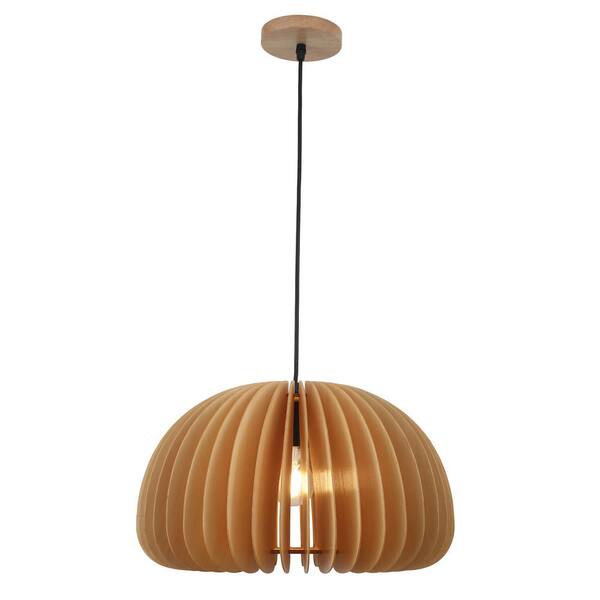 LWYTJO Brown Pumpkin Shape Pendant Light Fixture - R-D5048XL-1-N - Image 2