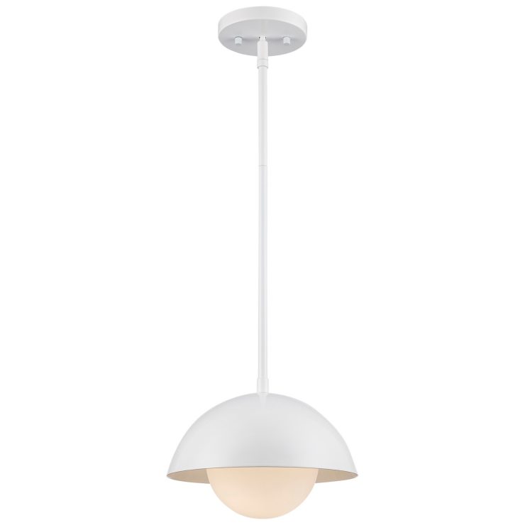 Trans Globe 1-Light White Glass Pendant - Used