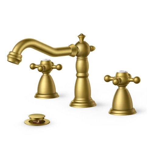 FORIOUS Antique Brass Bathroom Faucet - Used