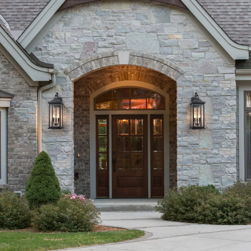 C Cattleya 3-Light Outdoor Wall Lantern Set - Used - Image 4