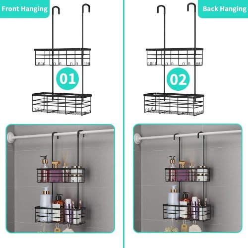 HapiRm Hanging Shower Caddy Organizer - Used - Image 2