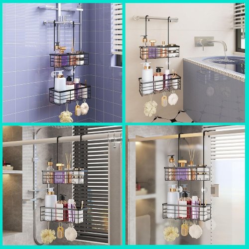 HapiRm Hanging Shower Caddy Organizer - Used - Image 3