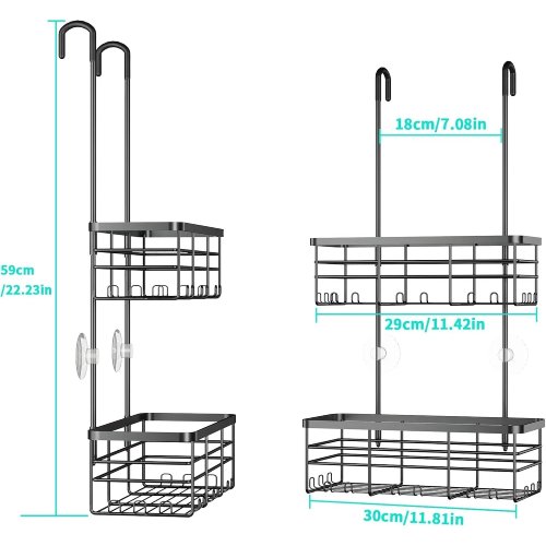 HapiRm Hanging Shower Caddy Organizer - Used - Image 6