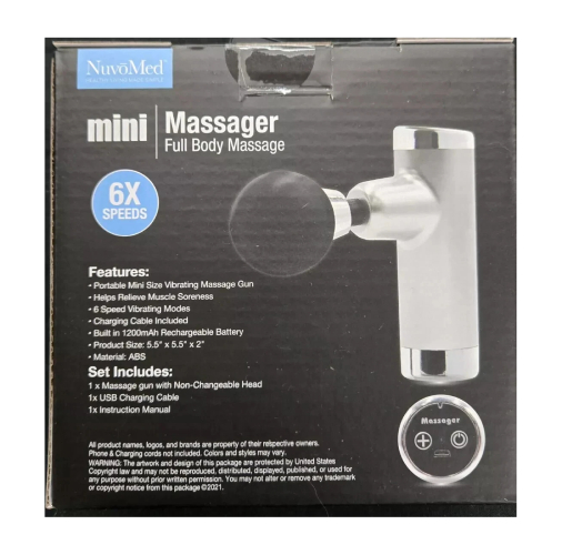 Nuvomed Mini Full Body Massager - Image 2