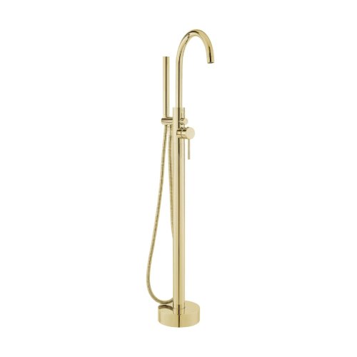 Swiss Madison Ivy 1-Handle Freestanding Bathtub Faucet – Brushed Gold - Image 6