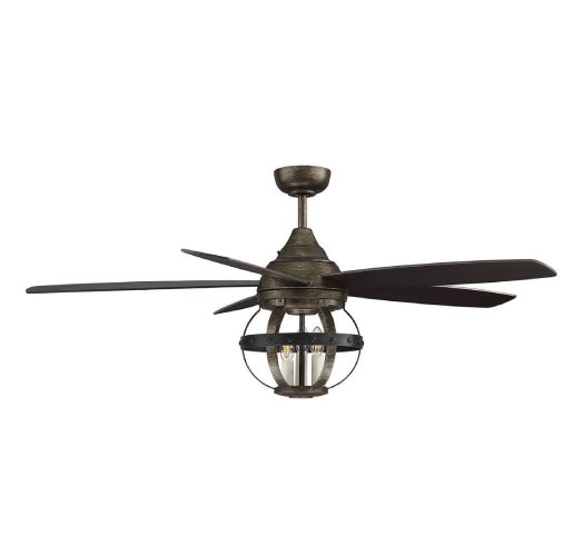 Savoy House Alsace 52" 3-Light Ceiling Fan, Reclaimed Wood - Image 4