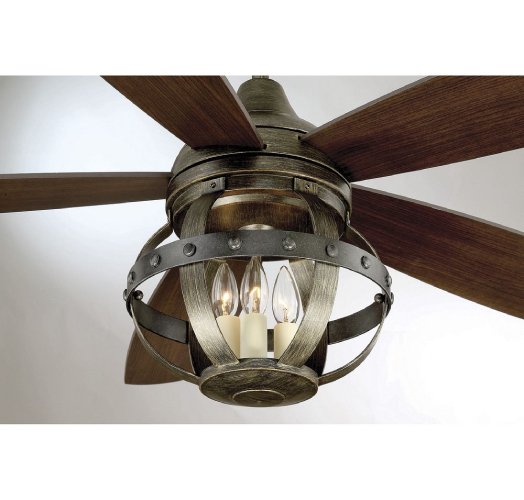 Savoy House Alsace 52" 3-Light Ceiling Fan, Reclaimed Wood - Image 2