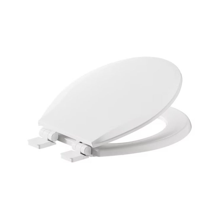 American Standard Bedminster Wood Round Soft Close Toilet Seat