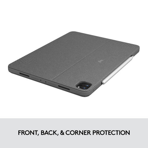 Logitech Combo Touch Keyboard Case for iPad Pro 12.9-inch (5th & 6th Gen) – Oxford Gray - Image 3