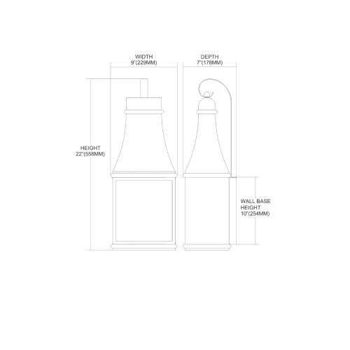 Elk Home Meditterano 1-Light Wall Sconce, Matte Black - Image 2