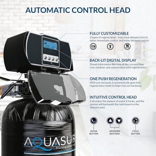 Aquasure AS-HS48FM 48,000 Grain Water Softener - F747 - Image 7