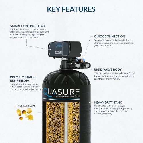 Aquasure AS-HS48FM 48,000 Grain Water Softener - F747 - Image 4