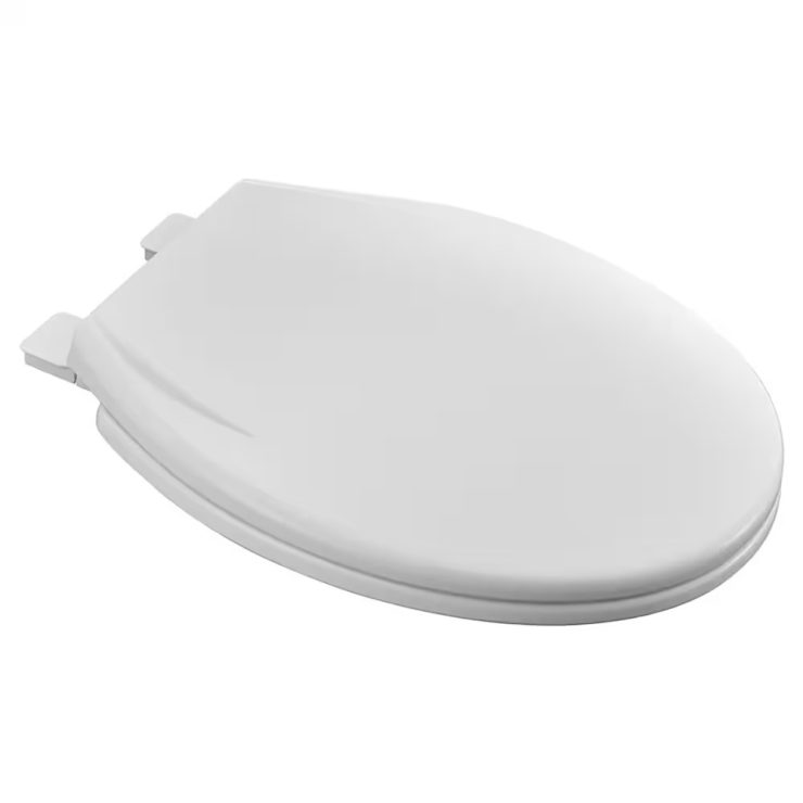 American Standard MightyTuff Slow Close Round Front Toilet Seat in White