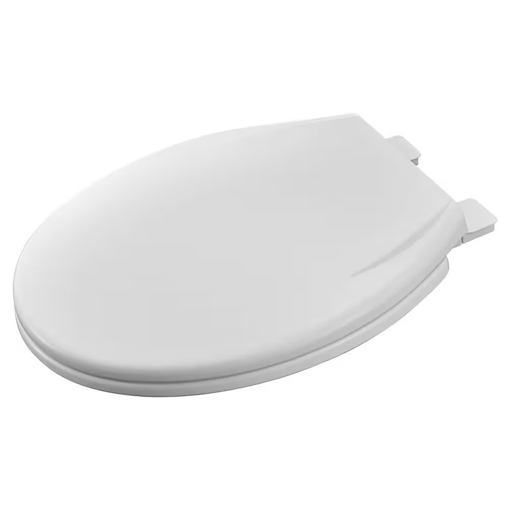 American Standard MightyTuff Slow Close Round Front Toilet Seat in White - Image 2